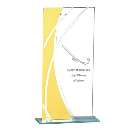 TR.VERRE P.160 13CM  SANS GRAVURE