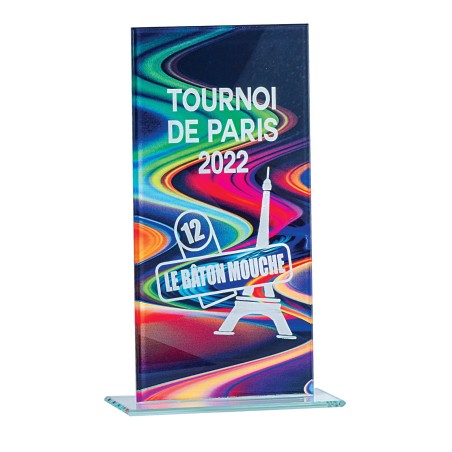 TR.VERRE P.160 13CM  SANS GRAVURE