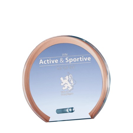 TR.VERRE P.168 14CM  SANS GRAVURE