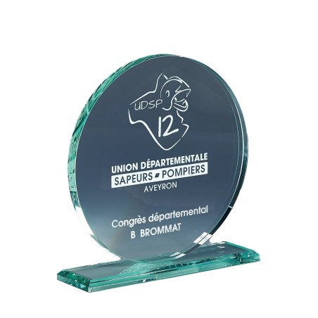 TR.VERRE P.170 16CM  SANS GRAVURE