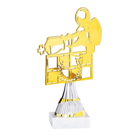 TROPH.METAL ECHECS 21 CM P116