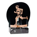 TROPH.METAL CUIVRE COURSE 18 CM P115