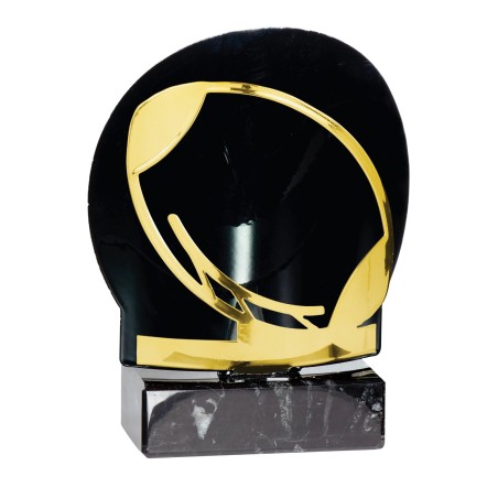 TROPH.METAL OR RUGBY 18 CM P116