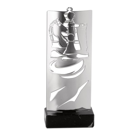TROPH.METAL ECHECS 30 CM P118