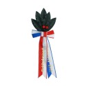 Palme 5 feuilles en laurier, 2 baies