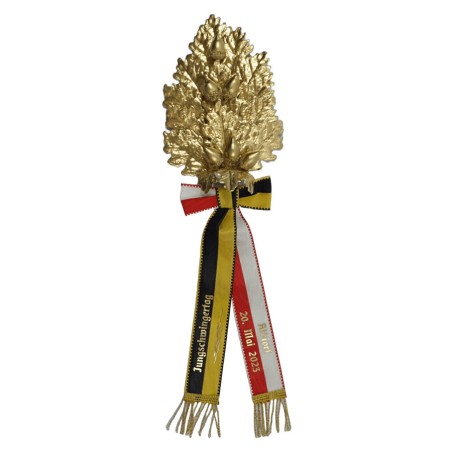 Palme 16 feuilles en chêne, 6 glands