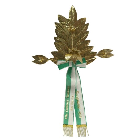 Palme grande-épée 24 feuilles en laurier, 7 baies